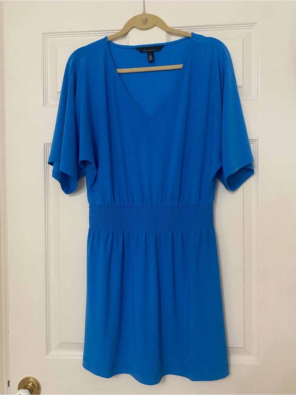 White House Black Market. Kimono style dress. Blue. Size Small